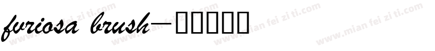 fvriosa brush字体转换